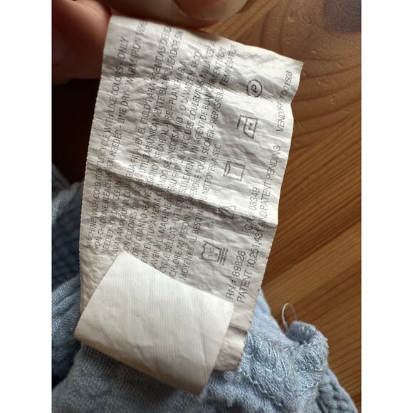 Ann Klein Gauzy Cotton Button Up Top Women Large Beach Summer Comfy Loose Trip - Picture 16 of 16